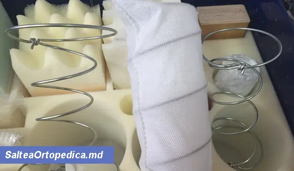 Comparație vizuală între structura arcurilor bloc Bonell și a arcurilor individuale Pocket
