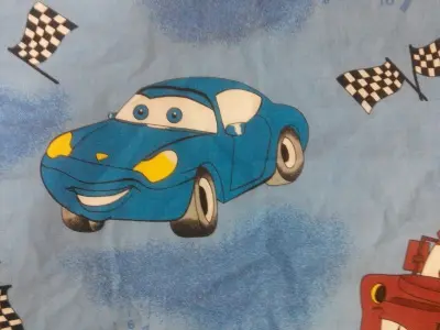 Husa cu mașinuțe pentru băieței - saltea copii