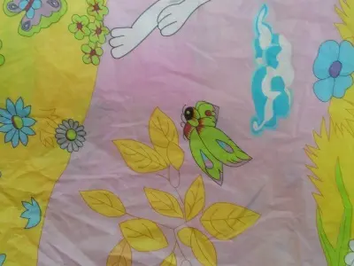 Husa roz pentru fetițe - saltea copii