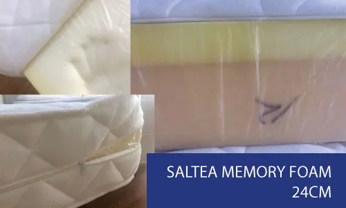Saltea Memory Foam 24cm cu strat de 5cm memorie - salteaortopedica.md